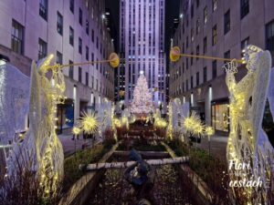 New York, Christmas, Rockefeller center
