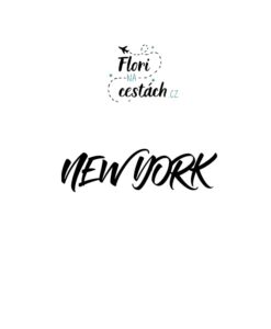 New York e-book, průvodce, itinerář by florinacestach.cz
