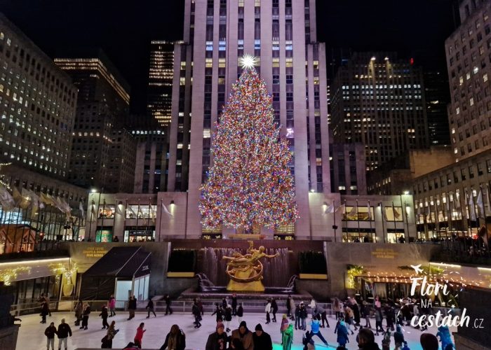 Vánoce v New Yorku, Vánoční strom, Rockefellerovo centrum New York