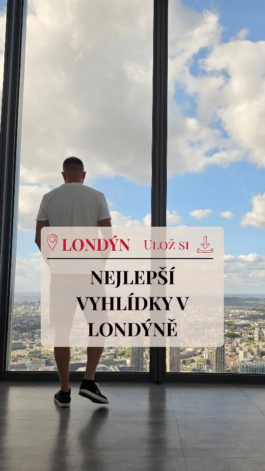 Vyhlídky v Londýně

​Užij si ty nejkrásnější ptačí pohledy na Londýn úplně zadarmo! 🏙️

Horizon 22
Sky Garden
The Lookout
The Garden at 120
One New Change

​📌 Podrobného průvodce s návodem, jak si rezervovat bezplatné lístky, najdeš na 👉 https://florinacestach.cz/londyn-vyhlidky-zdarma/